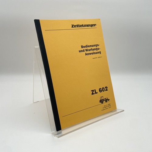 Zettelmeyer radlader zl - radlader, /