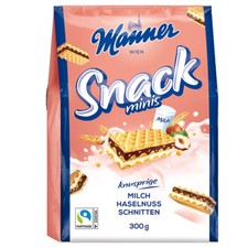 Manner snack minis waffeln mit - snack,