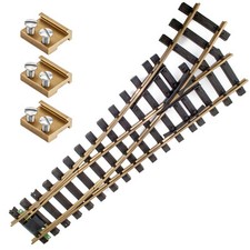 Weiche links Messing R3 120cm