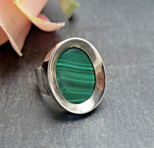 539. wunderbarer Malachit Ring