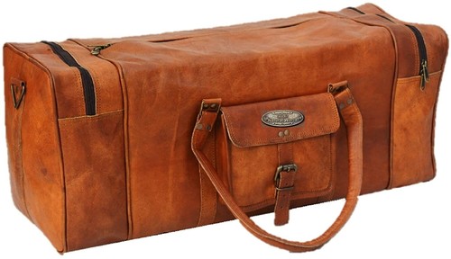 Tasche leder vintage duffle - tasche,