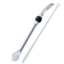 Bombilla mate silber grande - bombilla,
