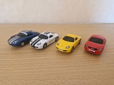 4 x Micro Scalextric Porsche