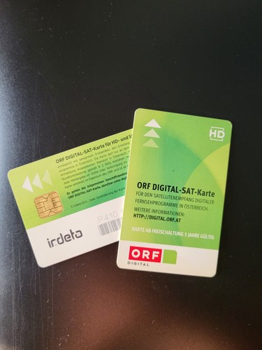 Orf smartcard smartkarte - 2x,