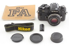 [N NEUWERTIG] Nikon FA schwarze analoge Spiegelreflexkamera MF-16 Ai-s 50...