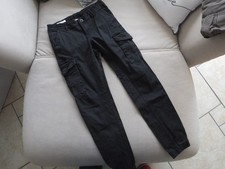 Jack & Jones Cargohose Tapered Paul, schwarz, Größe 146
