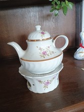 Teekanne mit Stövchen Set