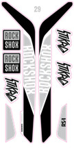 Mtb gabel aufkleber rockshox - aufkleber,