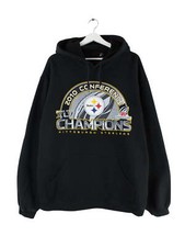 NFL 2010 Super Bowl Steelers Heavy Hoodie Schwarz XXL Herren