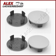 4x 64,5/55mm Nabenkappen Nabendeckel Felgendeckel Kappen (6504) für Audi VW