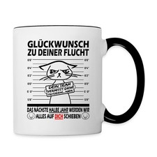 Abschiedsgeschenk Für Kollegen Jobwechsel Tasse Verräter Tasse zweifarbig