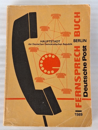 Ddr fernsprechbuch telefonbuch - ddr,