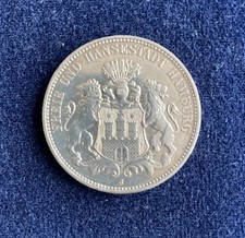 3,- Reichsmark HAMBURG 1914 J