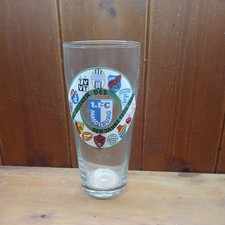 1.FC Magdeburg DDR Trinkglas Bierglas EC Gegner der Jahre 1976 - 1980 gebraucht 