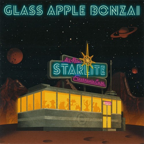 Glass apple bonzai - apple, all-nite