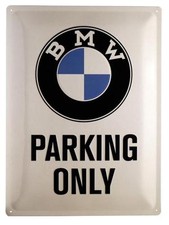 Blechschild bmw parking 30x40 - blechschild,