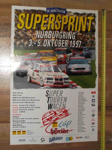 1997 stw poster - stw, nürburgring