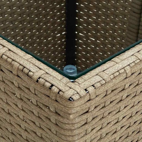 Beistelltisch poly rattan - poly, und