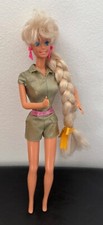 Barbie Puppe Mattel lange blonde Haare totally hair Vintage