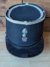 Vintage französische Gendarme Kipi Mütze, Armee Uniform Mütze - Militär 