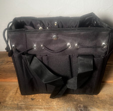 Tasche für Gartengeräte und Werkzeug, 8 Außentaschen, schwarz, 30x15x27 cm