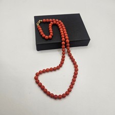 Korallenkette mit Gold 333 8kt