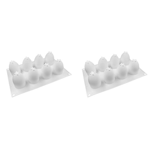 Osterei silikonform mit - 2x, osterei-silikonform