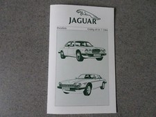Rarität: orig Jaguar Preisliste 16.7.1984 XJ XJS  Sovereign Vanden Coupe Cabrio