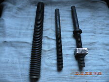 Messing-Gewindespindeln 4 Stück, Trapezgewinde mit Messingmutter