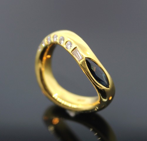 Edler designerring aus 900er - aus,