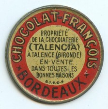 Briefmarke Monnaie Bordeaux Schoko François 10 Cent Rot