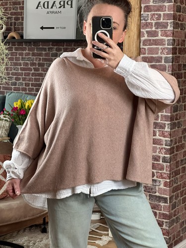 Italy poncho pullover amalia - italy,
