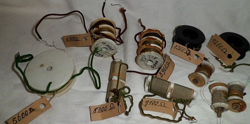Alte radioteile spulen - alte,
