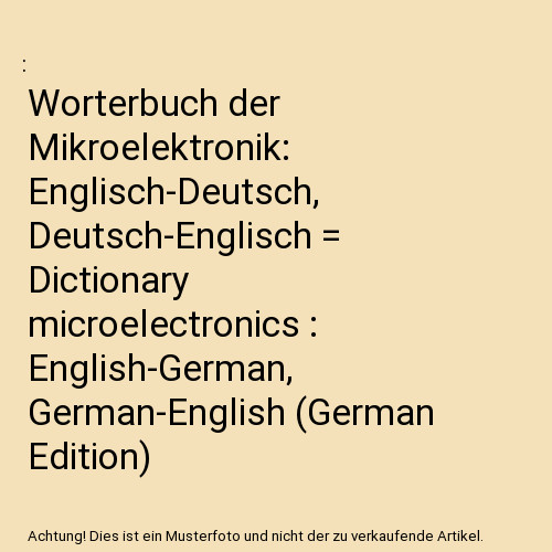 Worterbuch der