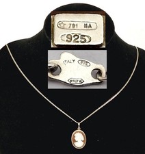 Anhänger Kamee Silber Italien