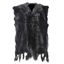 Gloop Damen Weste Echtfell