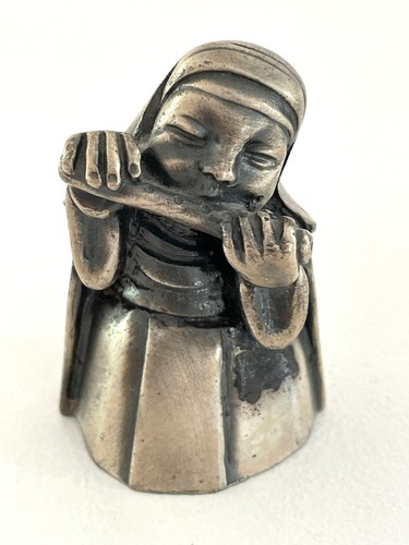 Nonne statuette peltro - nonne,