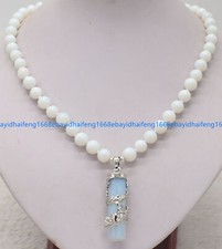 8/10/12mm Weiß Opal Rund