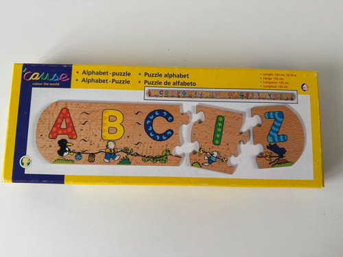 Abc alphabet puzzle - aus, holz