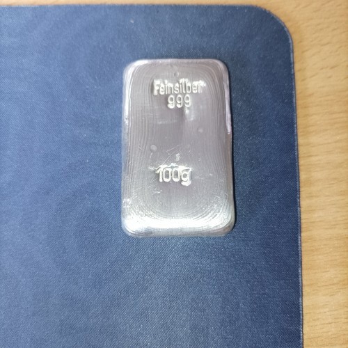 Silberbarren 100 gramm - silberbarren,