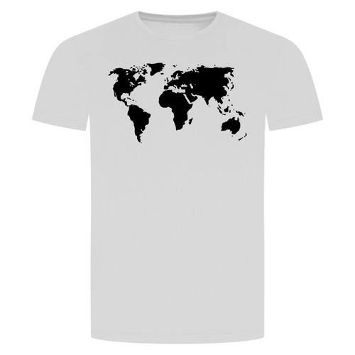 Weltkarte shirt welt - t-shirt,