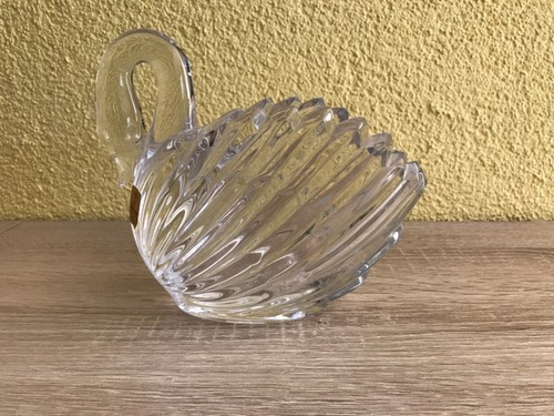 Kristallschwan bleikristall - kristallschwan,