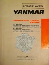 463-10 Yanmar 3TNV 4TNV Bedienungsanleitung Wartungsanleitung service manual