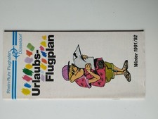 Flugplan Düsseldorf Airport Timetable 1991-92