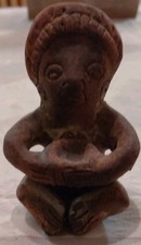 Mexikanische Figur aus Ton Im