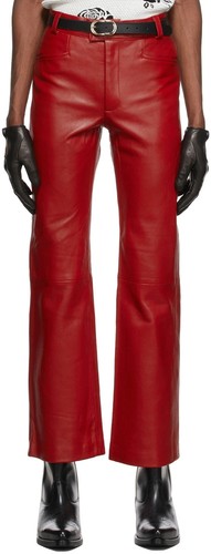 Herren rote lederhose 100 - herren,