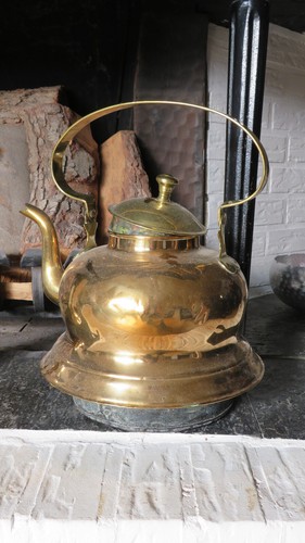 Kupferkanne kessel groß alt - kupferkanne,