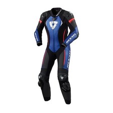 Kombi Revit Xena 4 Ladies Suit Schwarz-Blau Gr. 38 Damen Lederkombi Einteiler