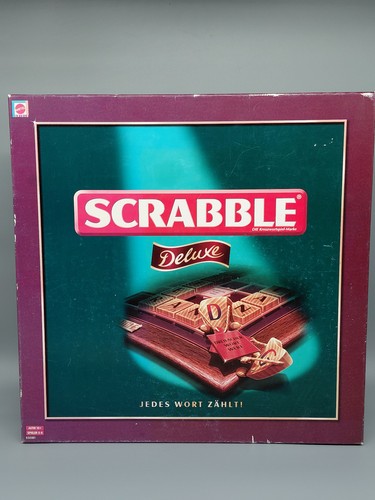 Scrabble deluxe mattel - scrabble,