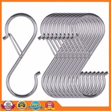 Fleischerhaken S Haken Küchenhaken Edelstahl Räucherhaken Fleischhaken 12 Stück